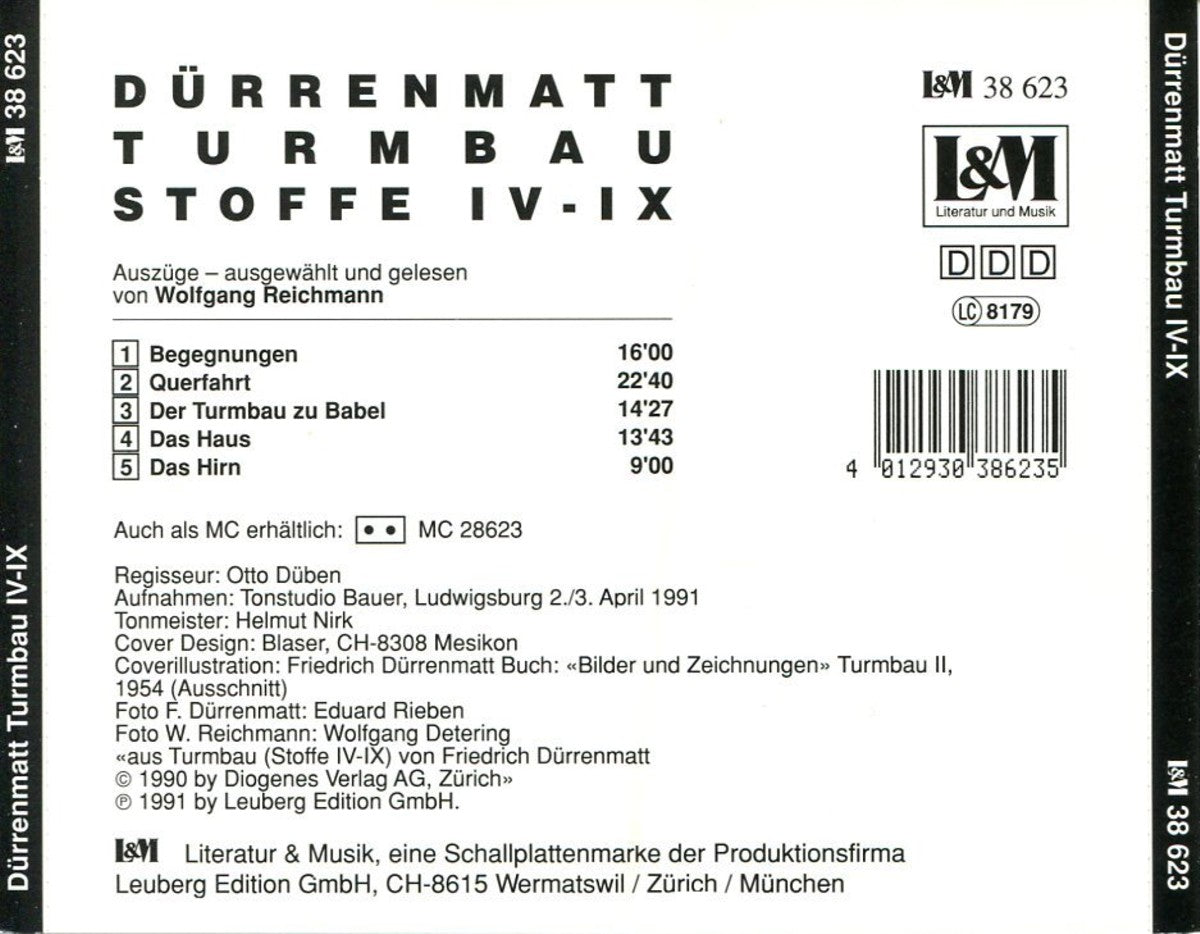 Dürrenmatt, Friedrich, Turmbau