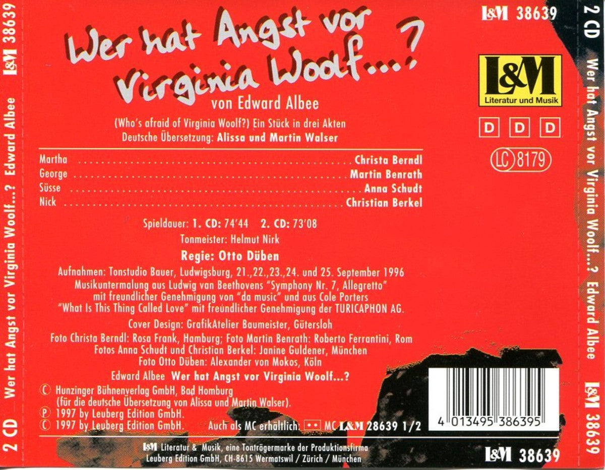 Albee Edward - Wer hat Angst vor Virginia Woolf ...?